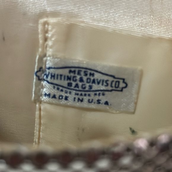 Vintage Whiting & Davis Co. Clutch-Silver-Flap Snap Closure-Made in the USA - Picture 14 of 16